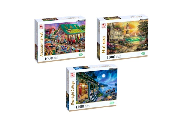 Feel Home set van 3 puzzels - Landschap Editie