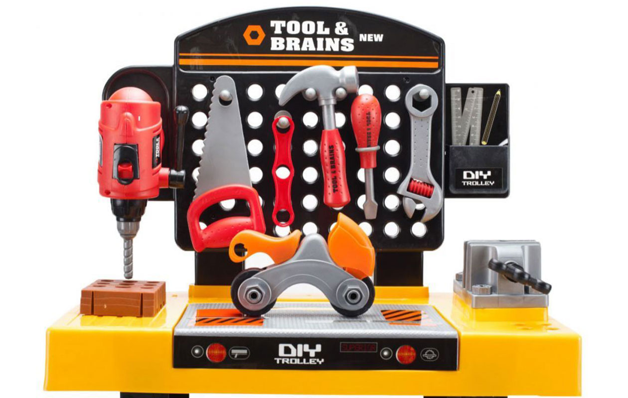 Grote Werkbank voor Kinderen – 39-delig