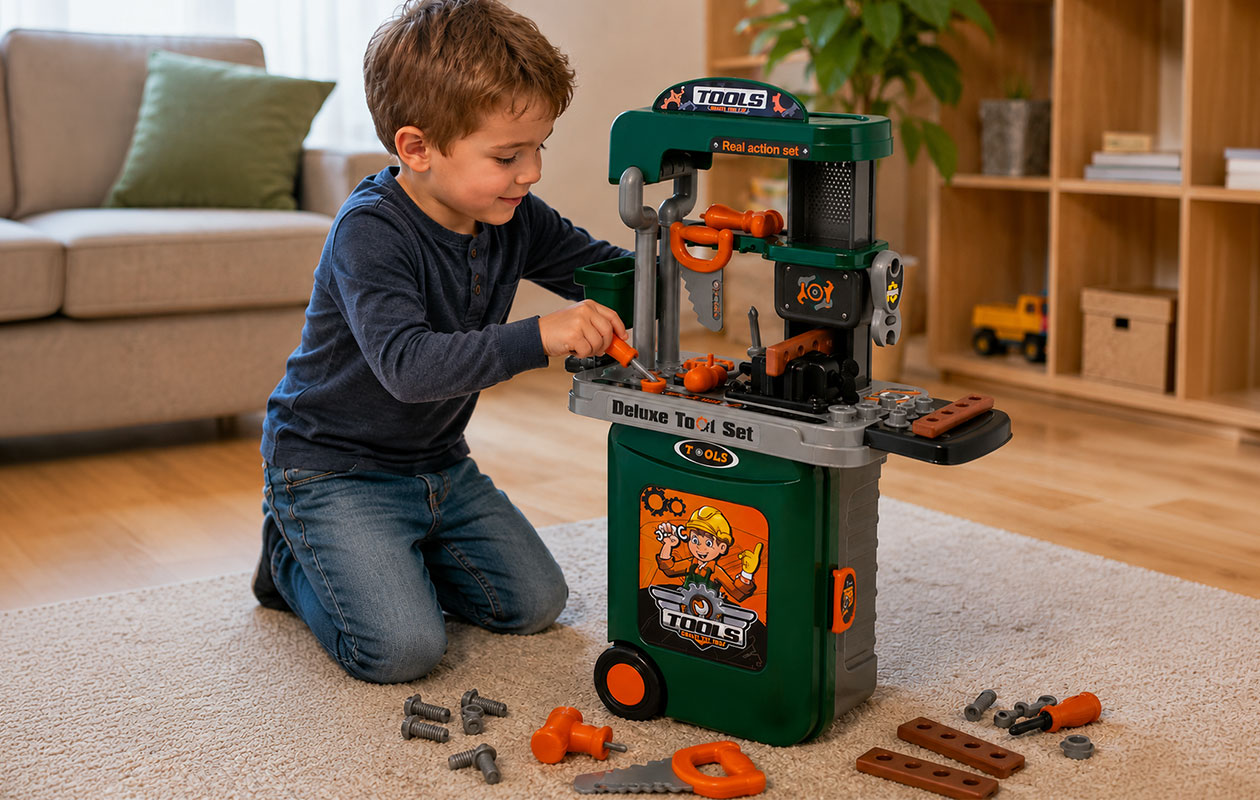 Établi de bricolage pour enfants Kruzzel
