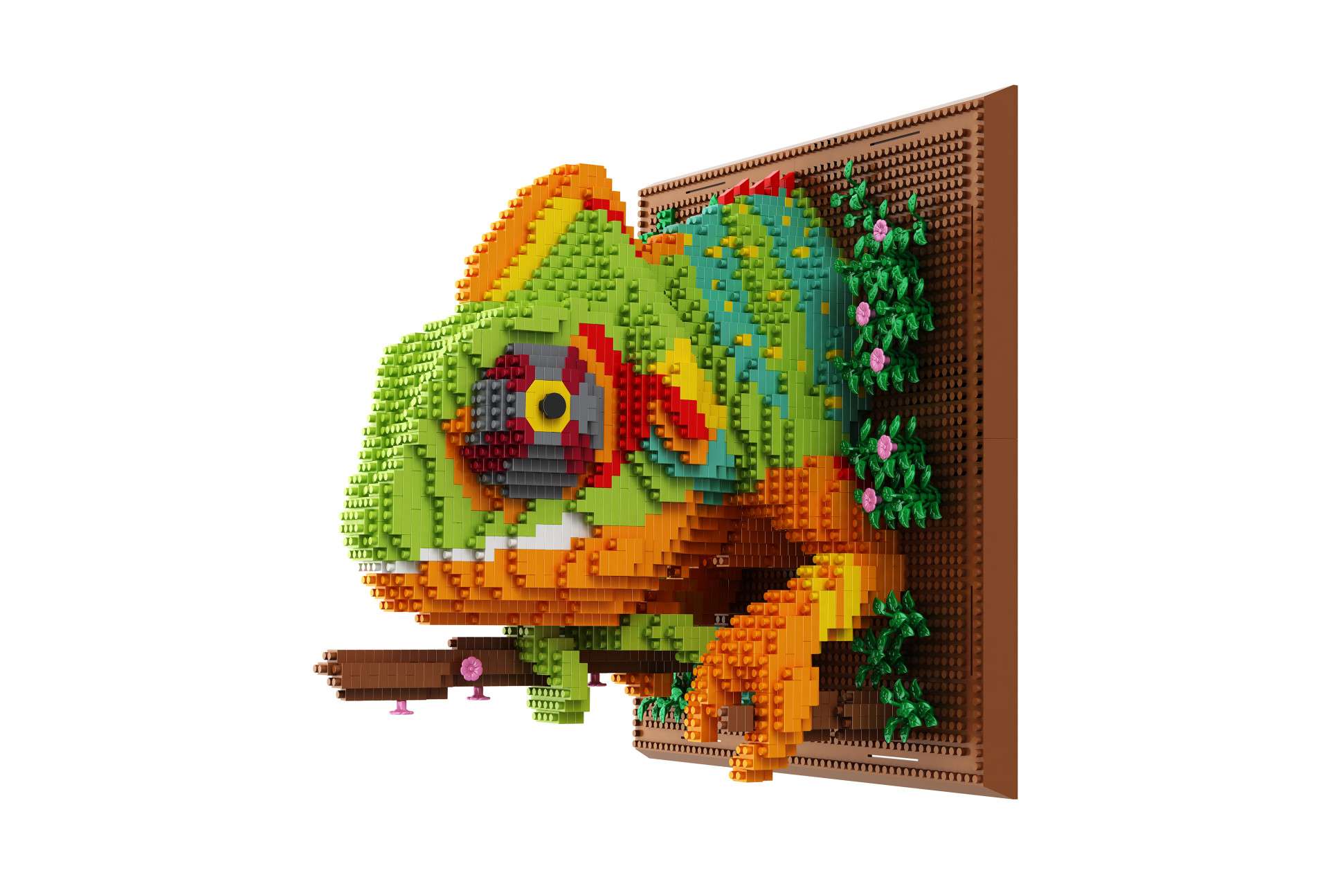 Max Kids - Bouwstenen Pakket - Kleurrijke Kameleon