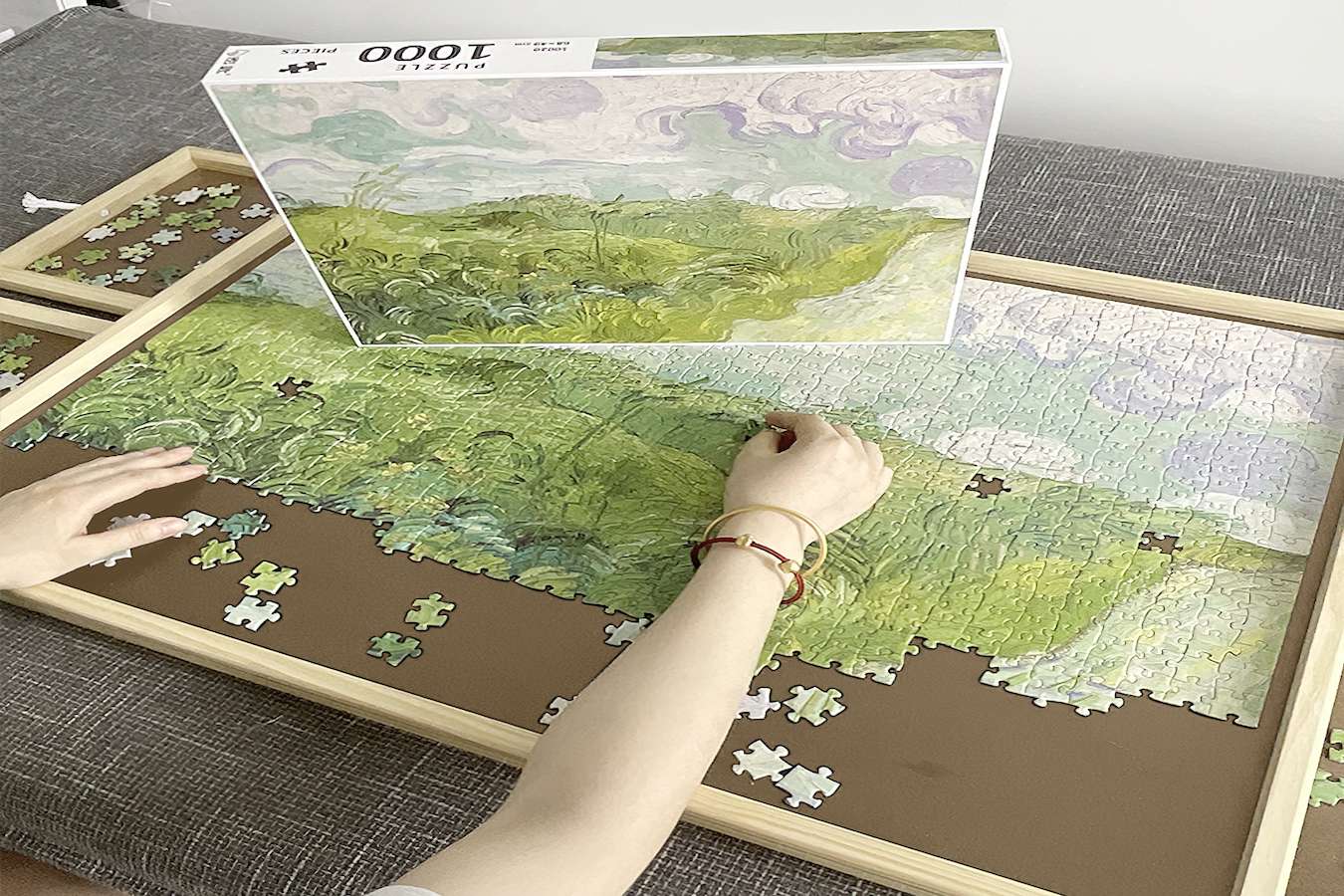 Puzzelbord met opbergsysteem - 4 lades - 1000 stukjes