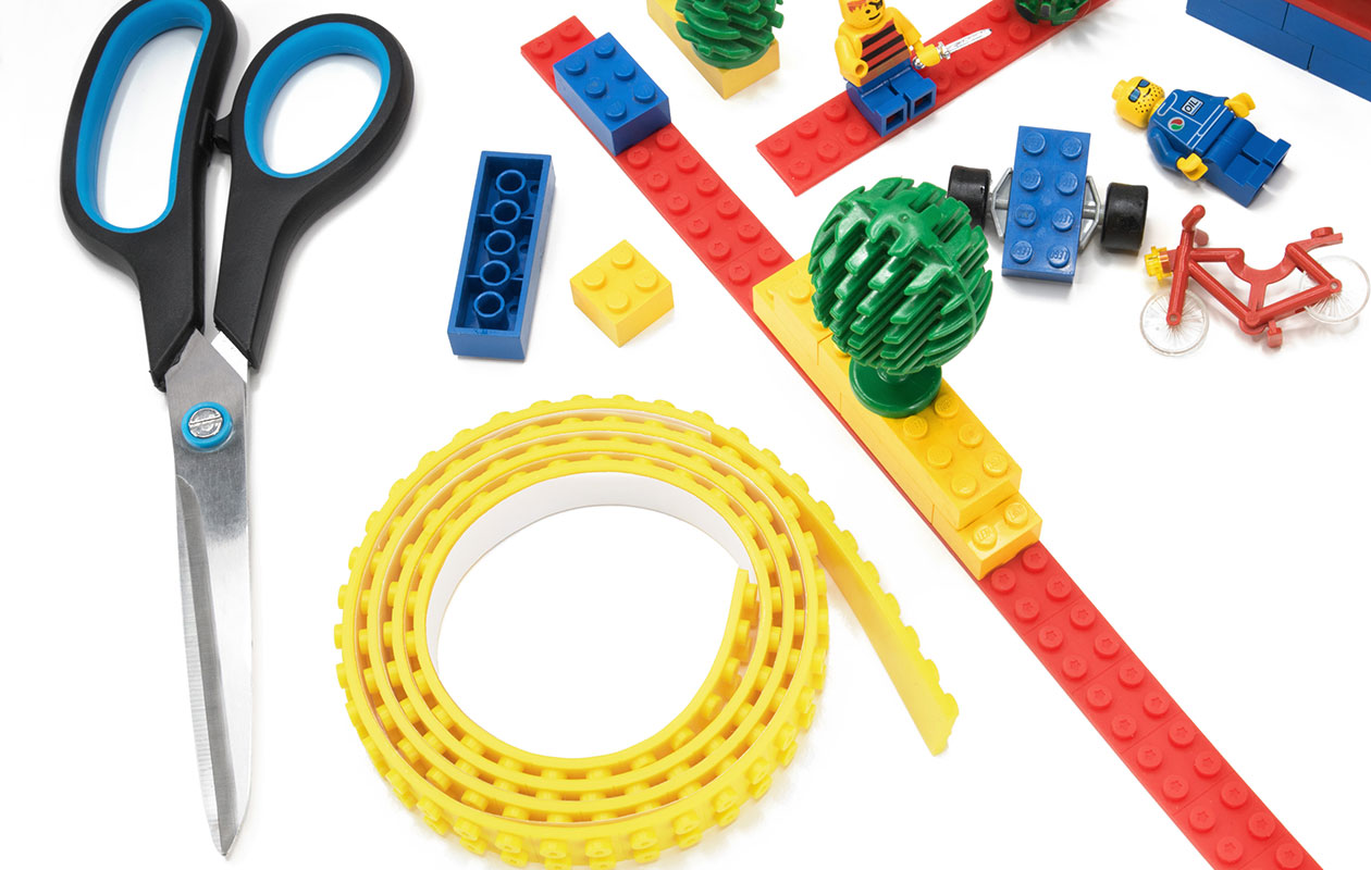 SINJI Play Stick & Brick bouwtape set (6-pack, multicolor)