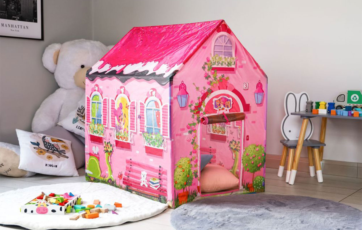 Speeltent voor Kinderen – Kleurrijk Huisje