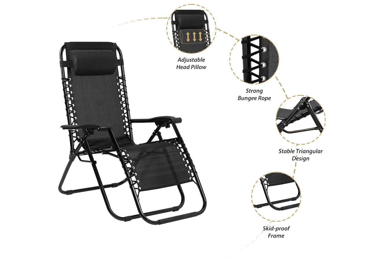 Feel Furniture Buiten ligstoel 