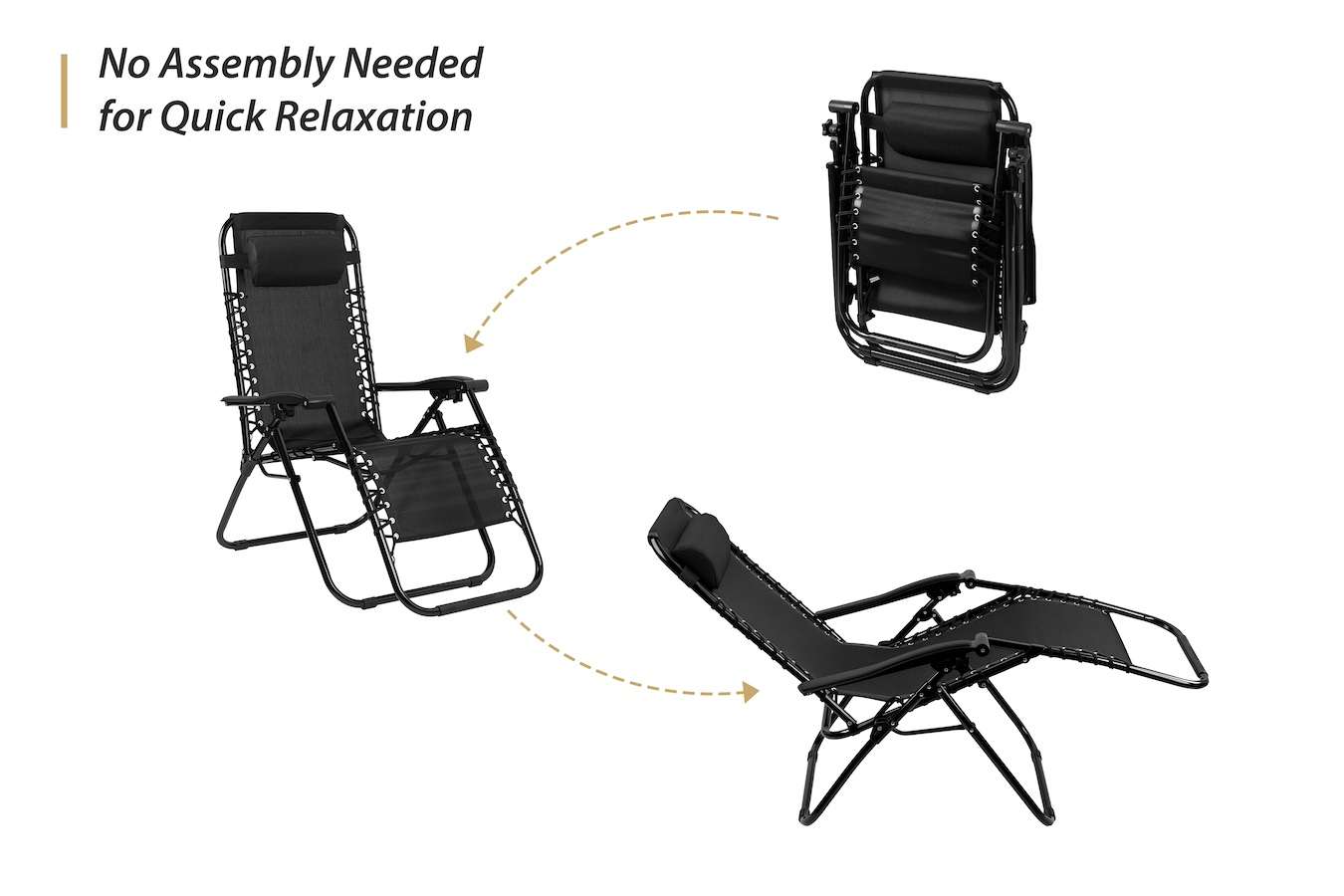 Feel Furniture Buiten ligstoel 