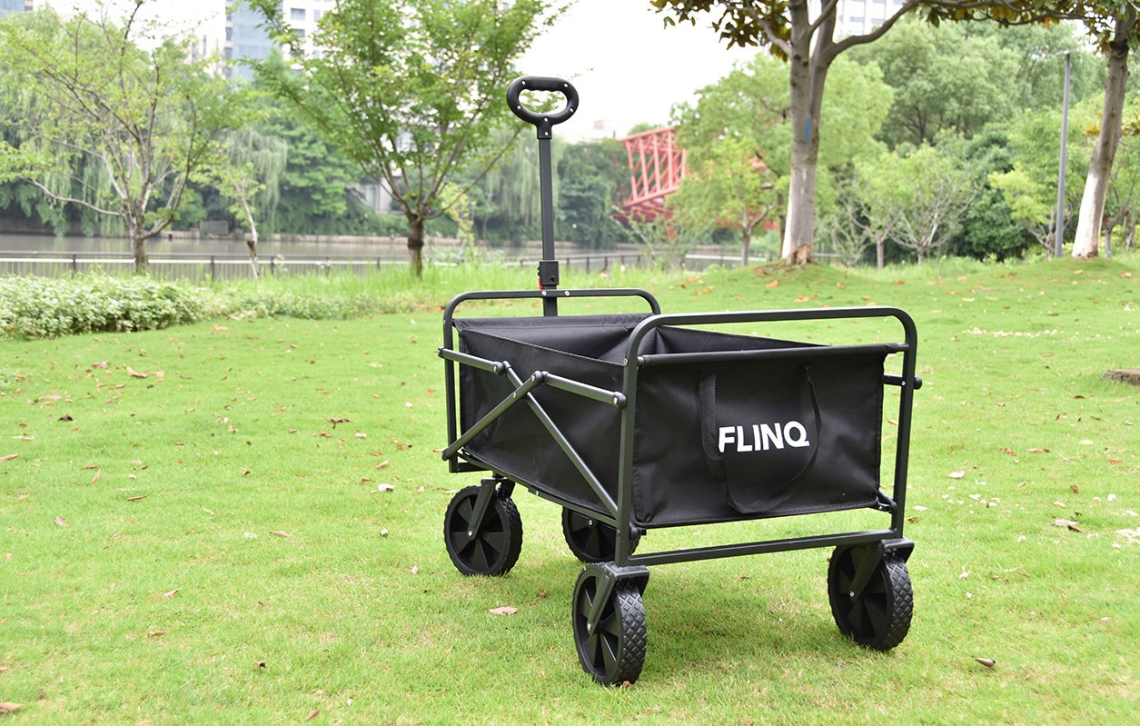 FlinQ Opvouwbare Bolderkar 100L