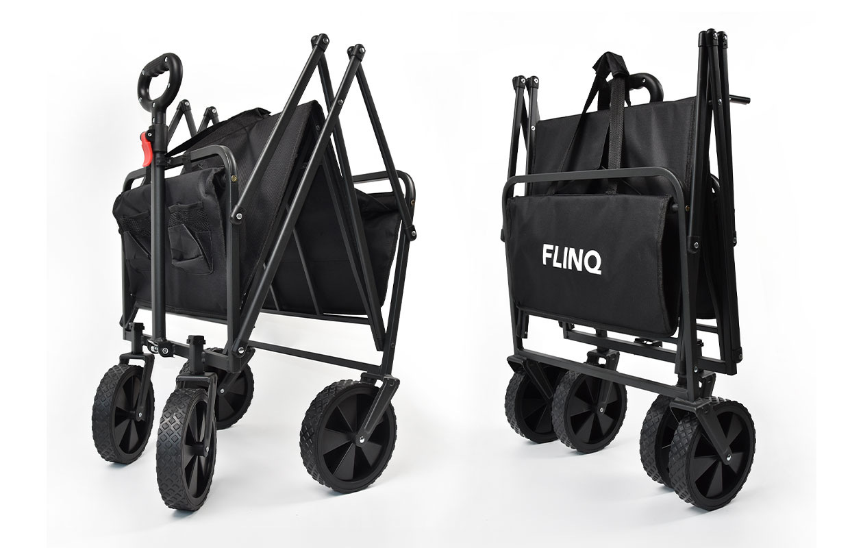 FlinQ Opvouwbare Bolderkar 100L