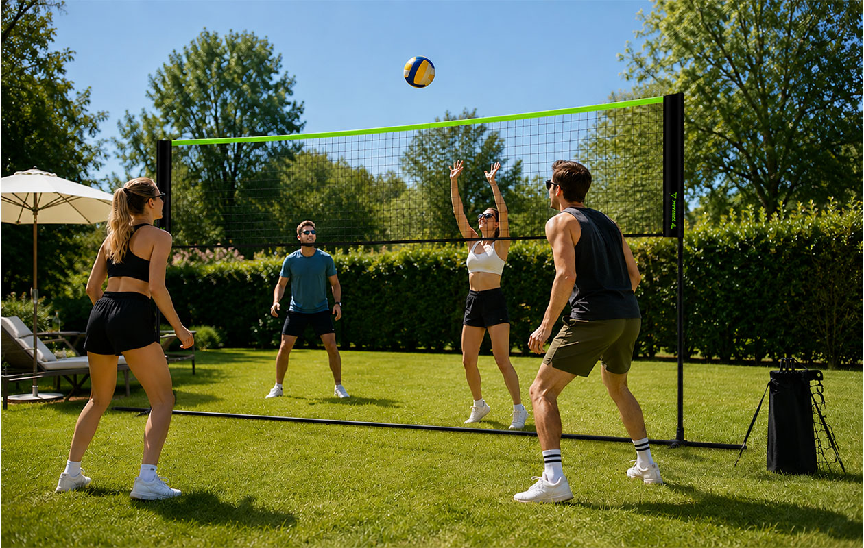 Trizand volleybal, tennis en badmintonnet