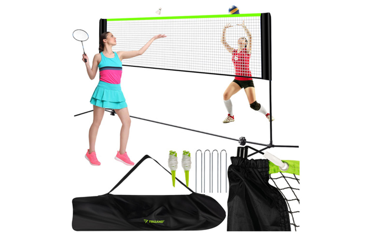 Trizand volleybal, tennis en badmintonnet