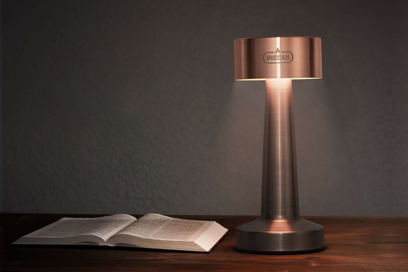 Tafellamp met 3 lichtstanden en touchpaneel