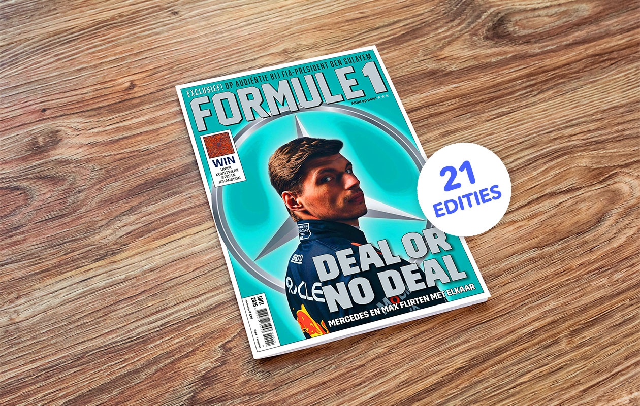 Jaarabonnement op Formule1 (21 edities)