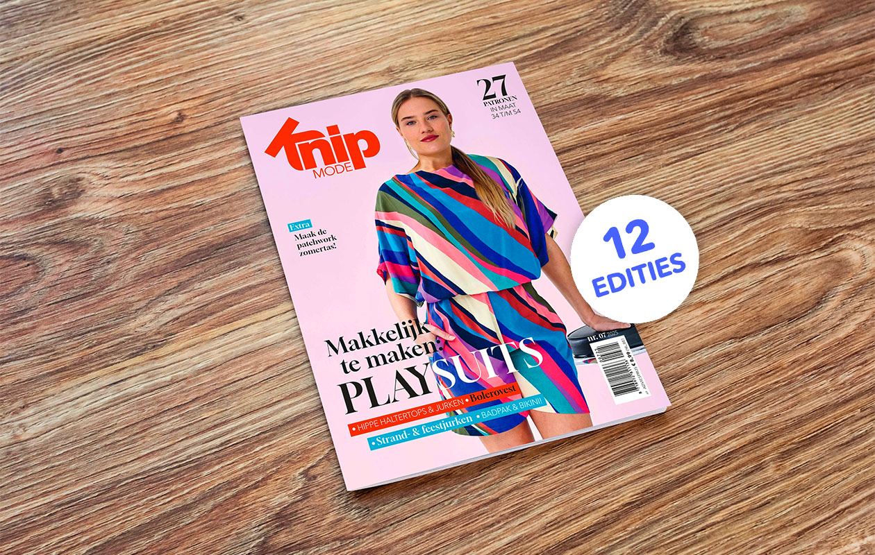 Jaarabonnement op Knipmode (12 edities)