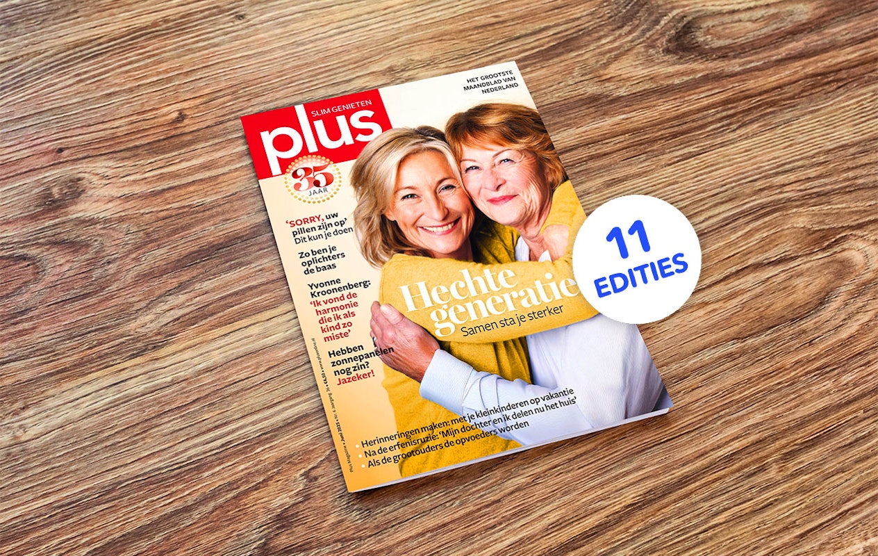 Jaarabonnement op Plus Magazine (11 edities)