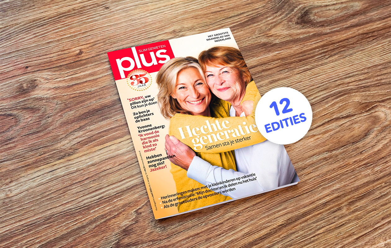 Jaarabonnement op Plus Magazine (12 edities)