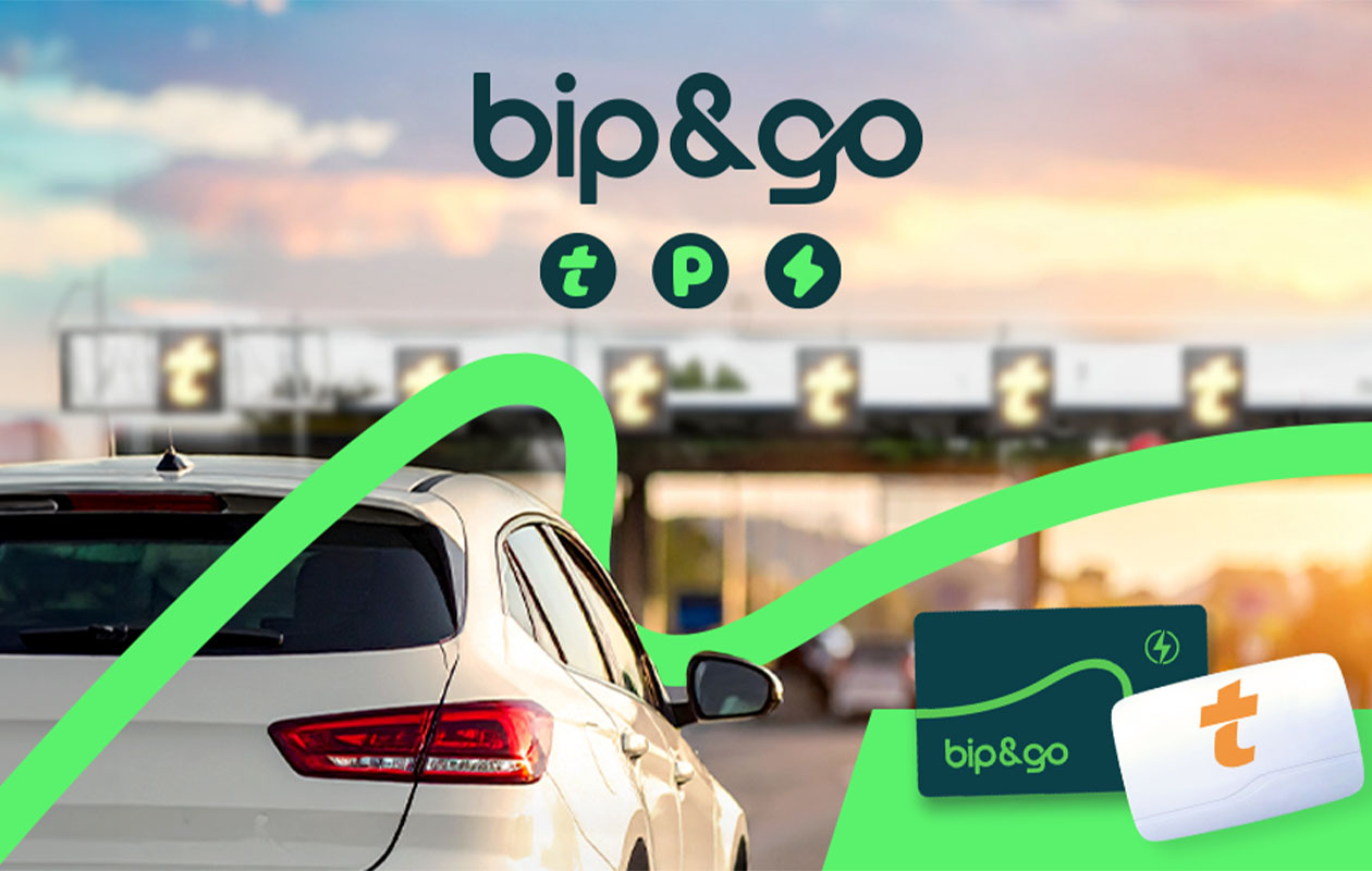Bip&Go-tolbadge met 12 maanden abonnement