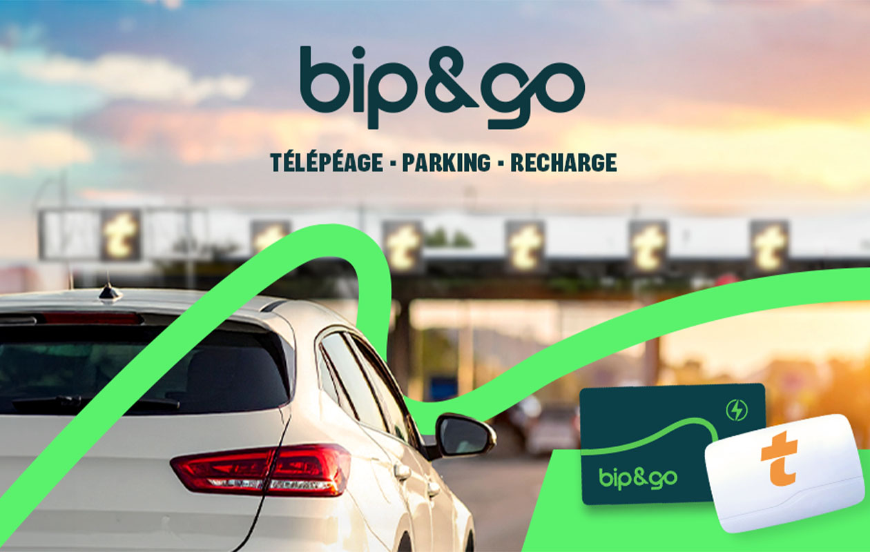 Badge de télépéage Bip&Go avec abonnement de 12 mois