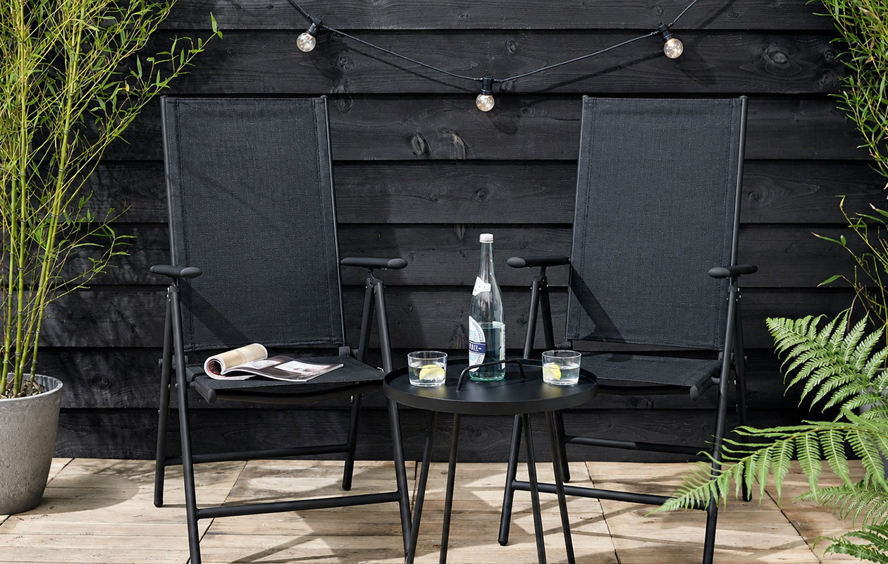 909 Outdoor Aluminium Tuinstoel - Set van 2