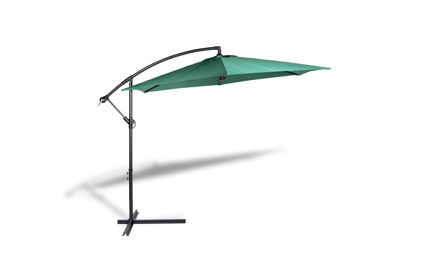 909 Outdoor hangende parasol met hoes - Donkergroen