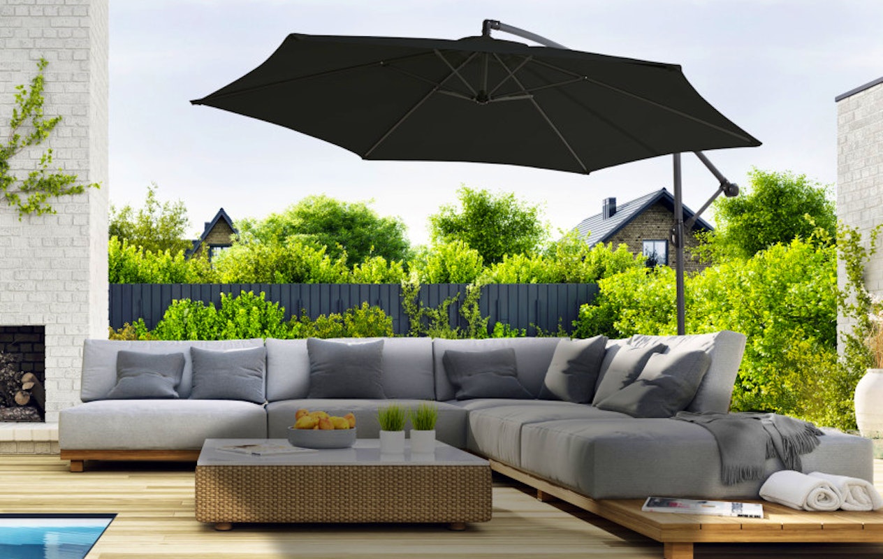 Parasol d'extérieur suspendu 909 avec housse