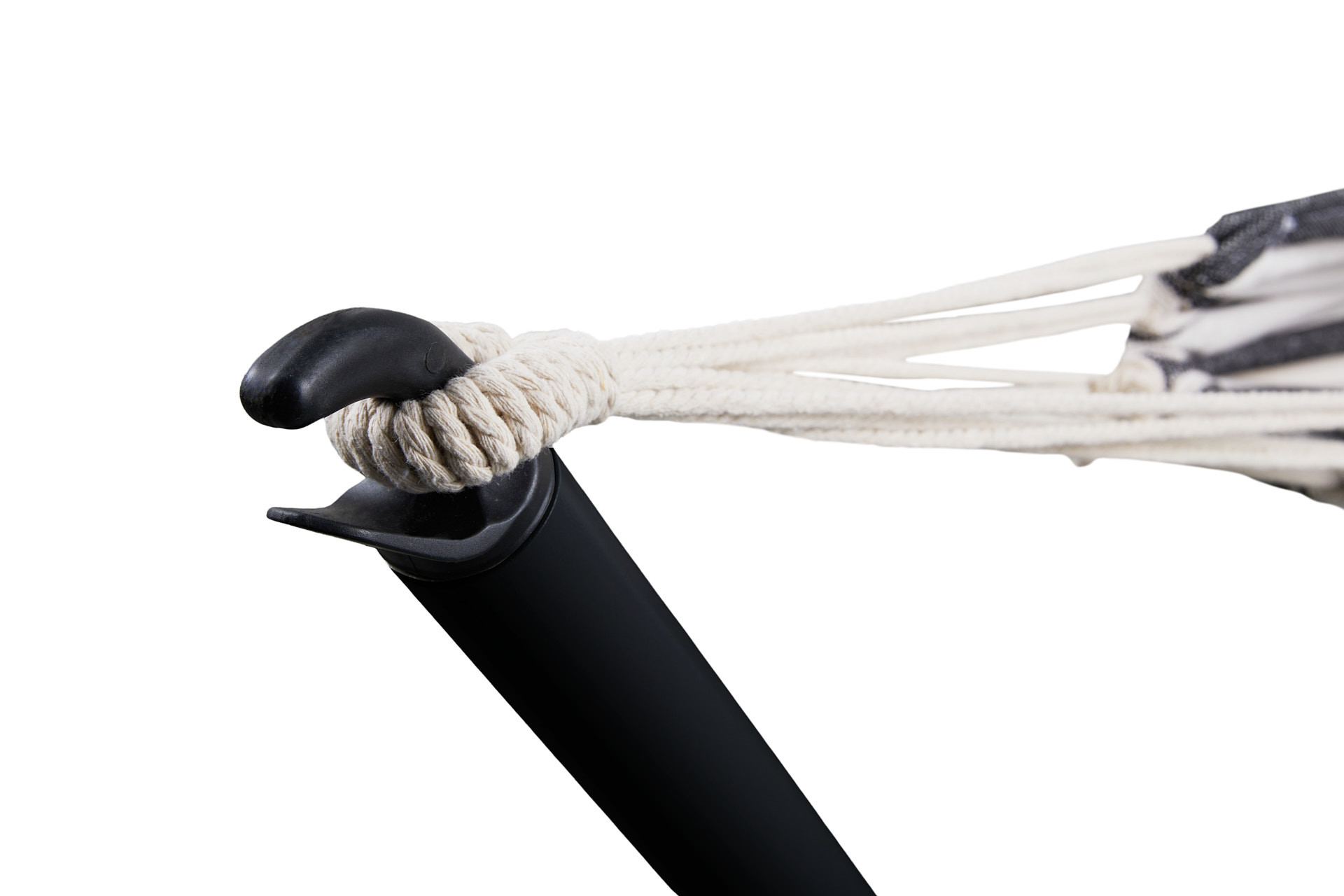 909 Outdoor Hangmat met standaard - zwart/wit