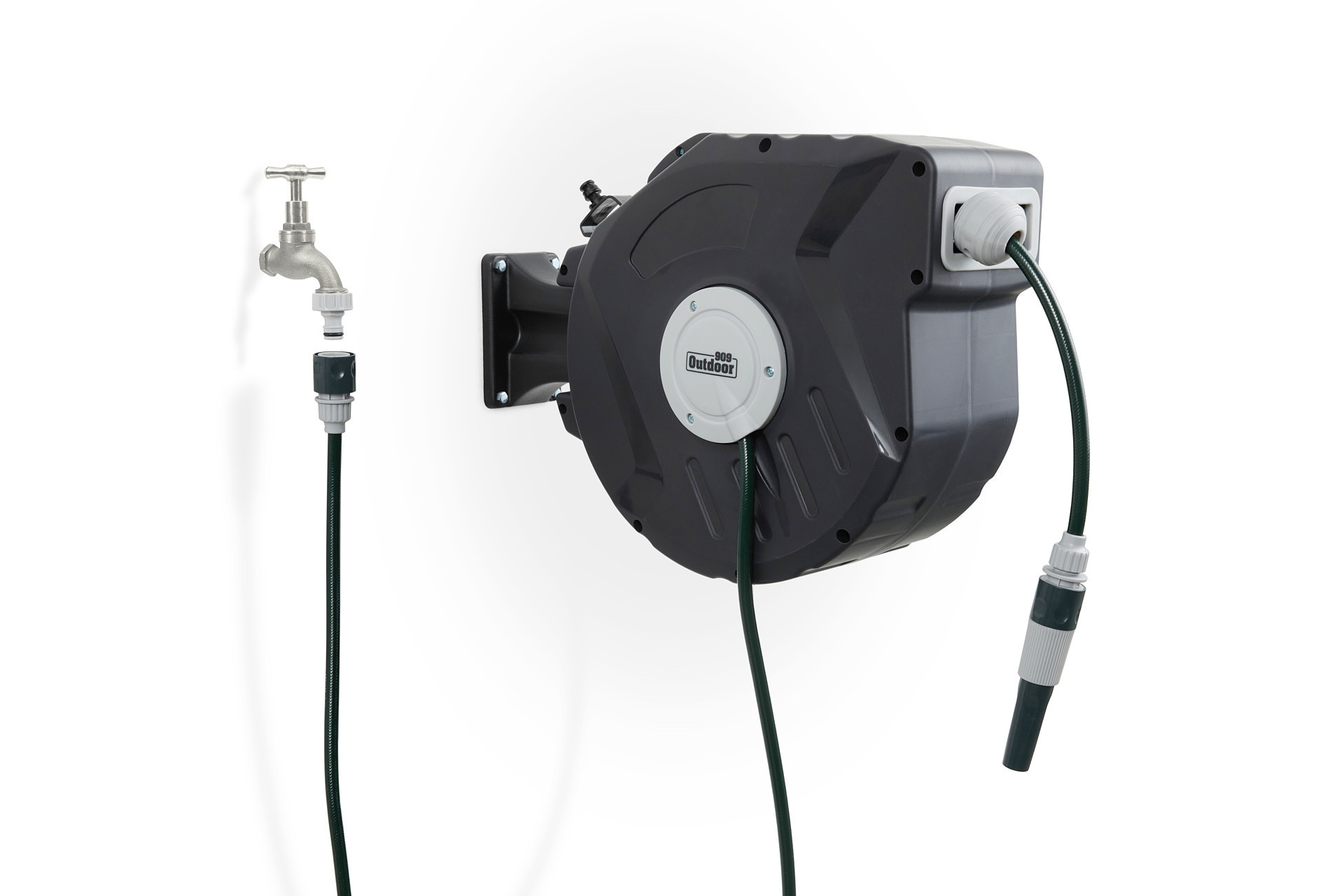 909 Outdoor Tuinslang met haspel - 20m