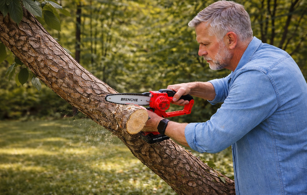 Mini tronçonneuse électrique Brenchie