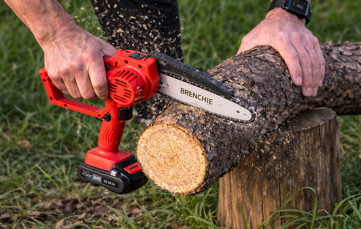 Mini tronçonneuse électrique Brenchie