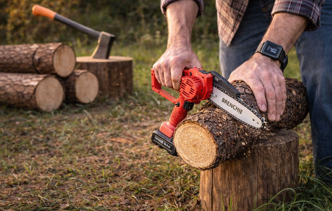 Mini tronçonneuse électrique Brenchie