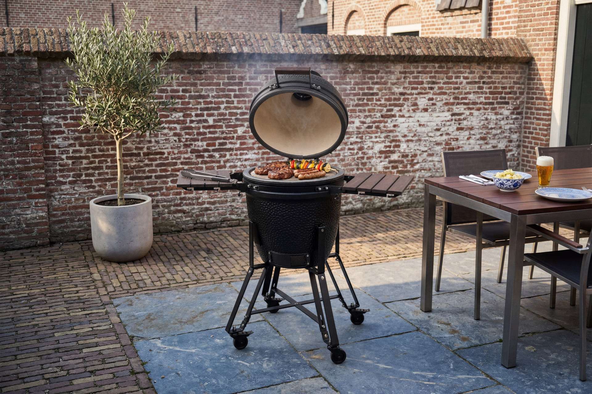 Buccan BBQ - Barbecue kamado - Série Epicure - 18" - Noir mat