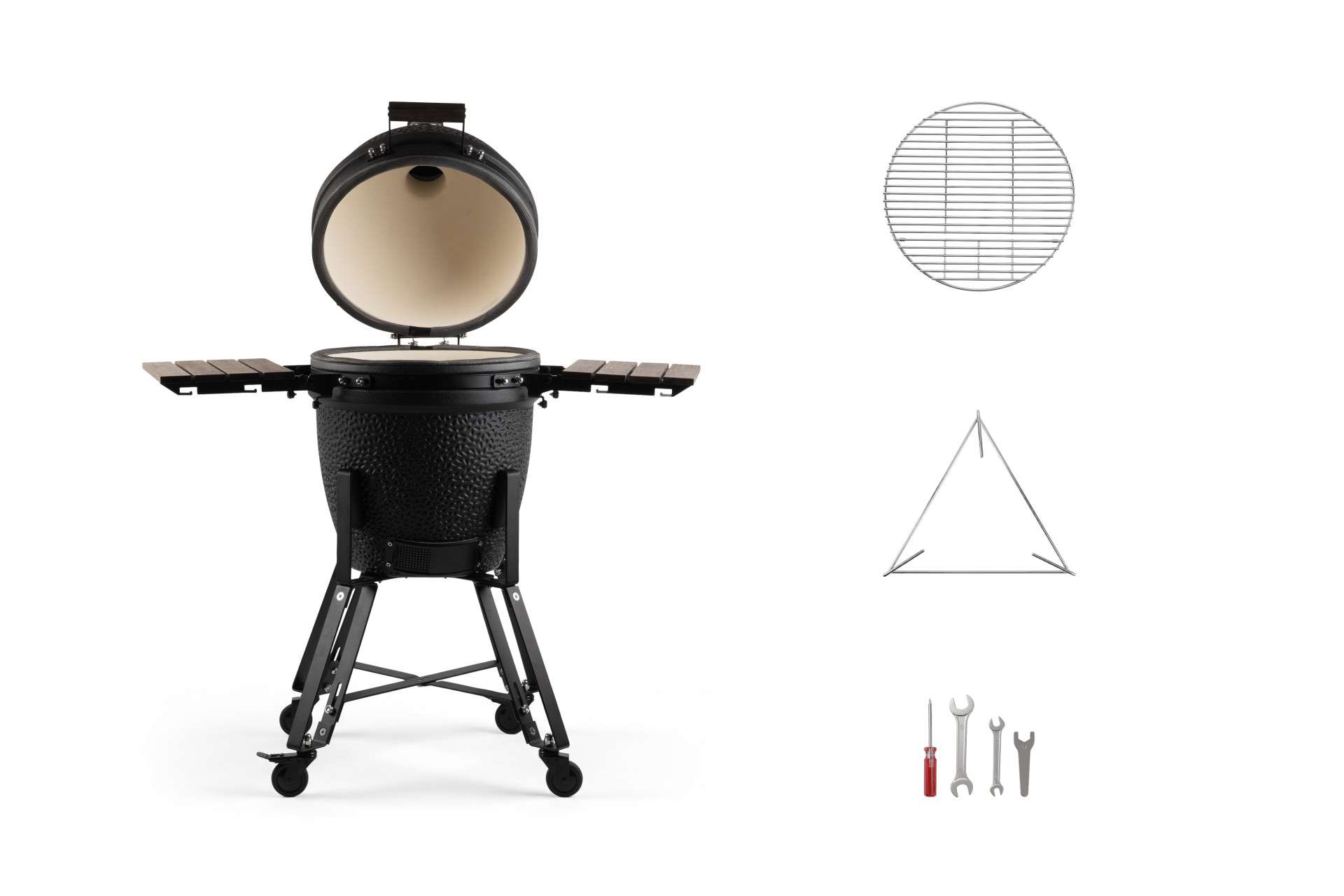 Buccan BBQ - Barbecue kamado - Série Epicure - 18" - Noir mat