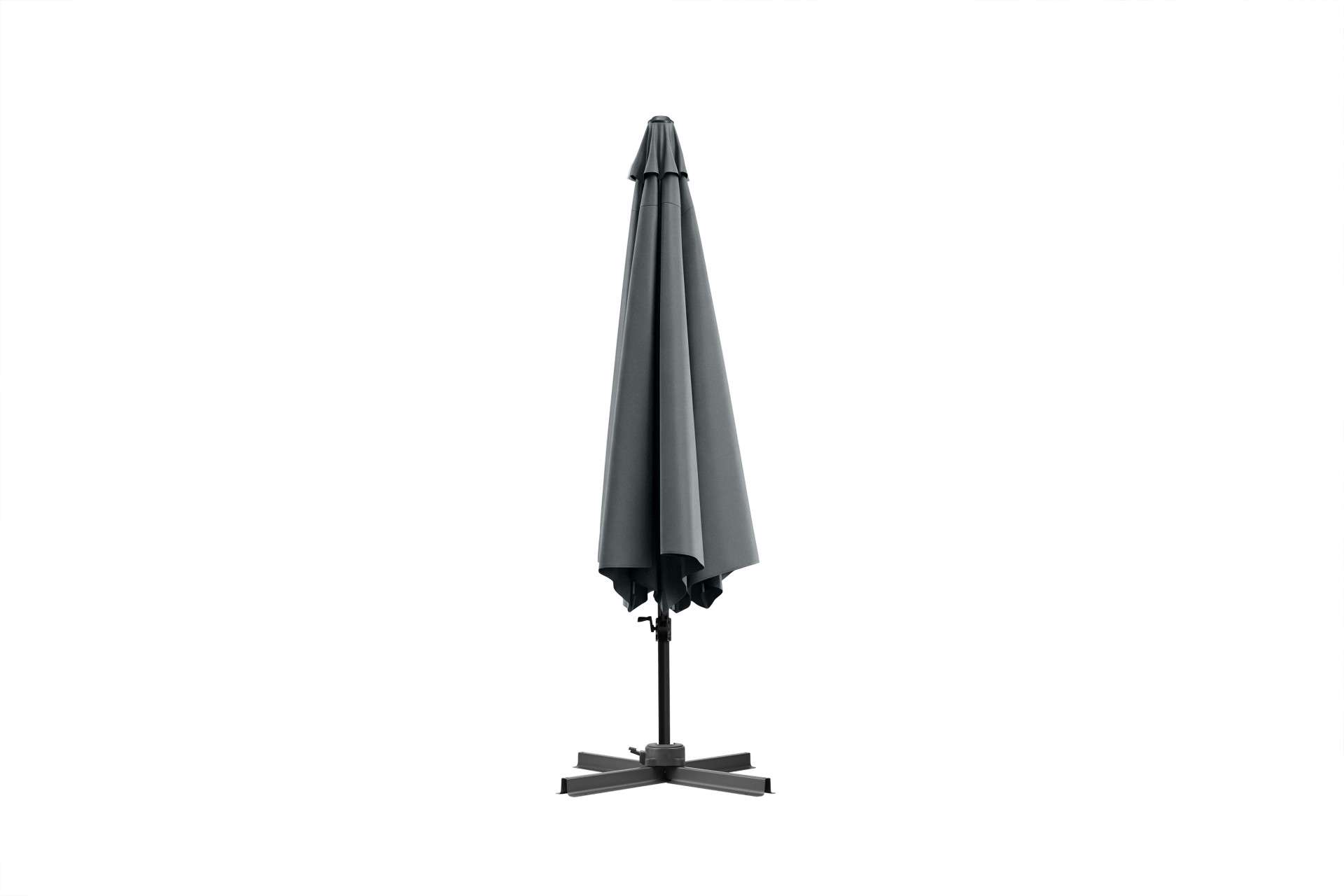 Feel Furniture - Parasol de luxe - Roma 4 x 4 mètres octogonal - Gris foncé