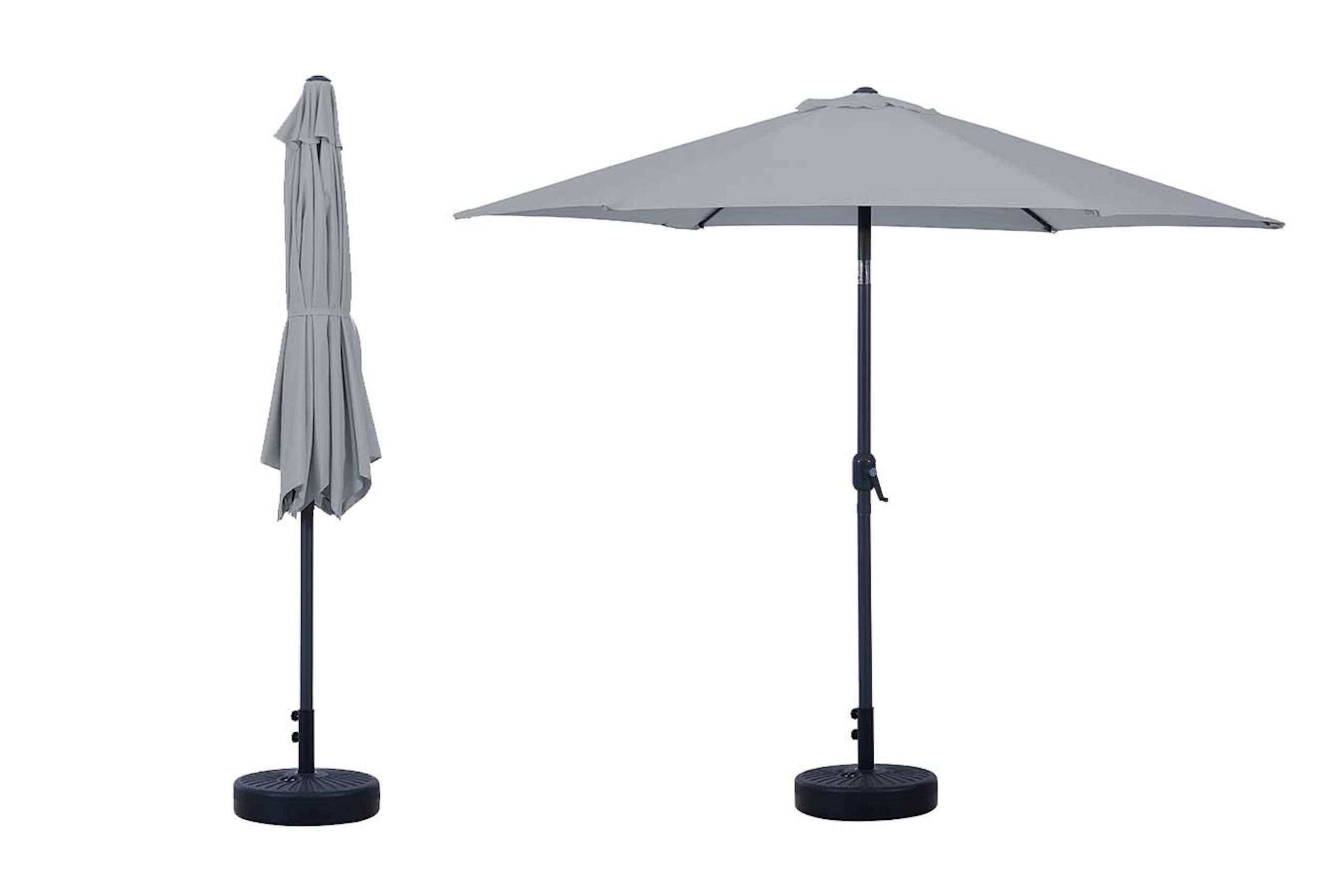 Feel furniture – Parasol – Kantelbaar – 3 meter – Lichtgrijs