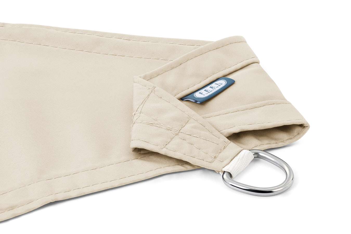 Feel Furniture - Schaduwdoek - Zonwering - Driehoek - 3.6 m - Crème