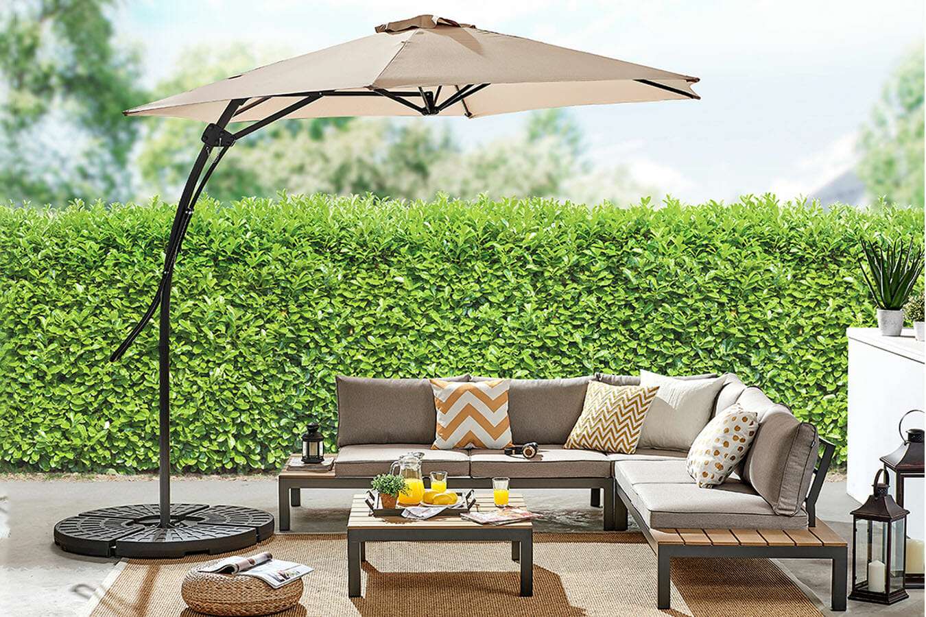 Feel Furniture - Zweefparasol - 3 Meter