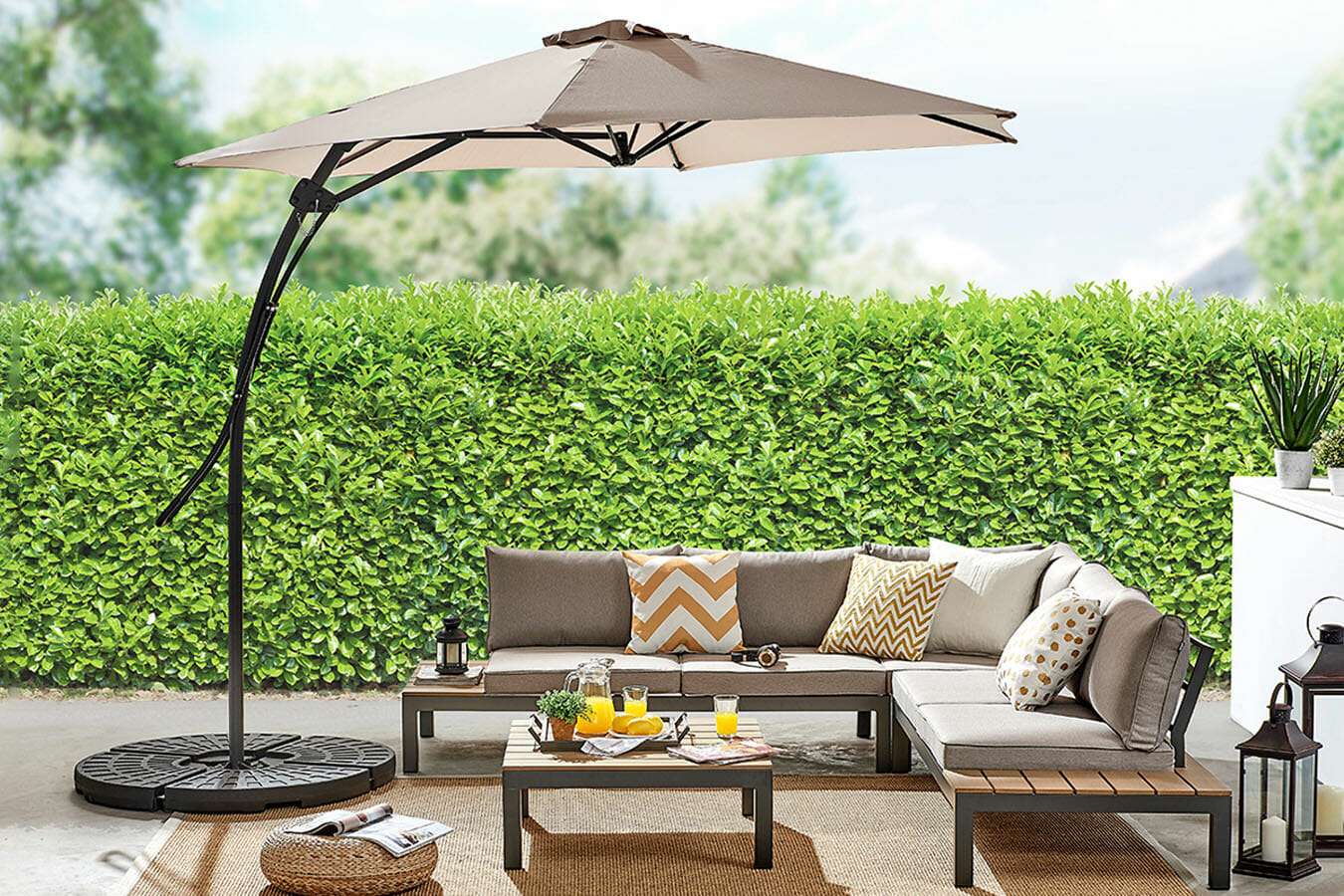 Feel Furniture Zweefparasol - 3 Meter 