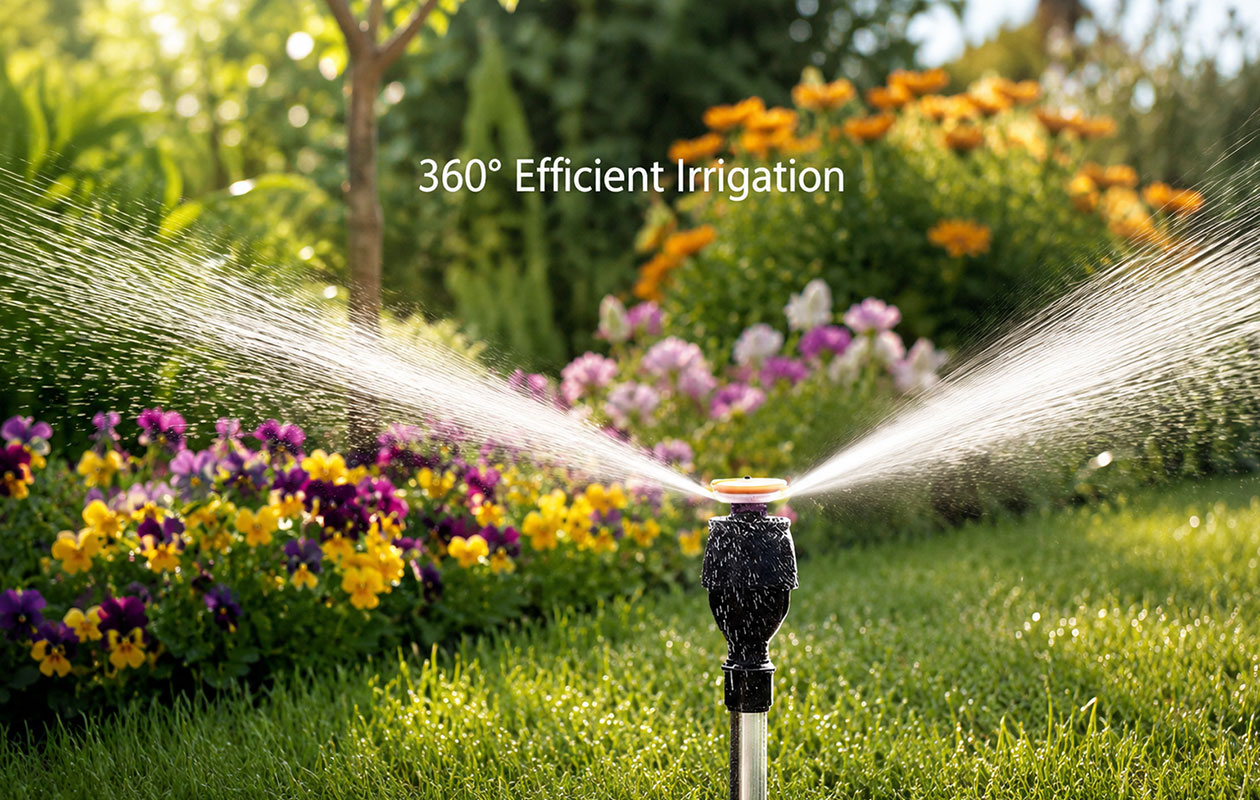 HydraSprink 360° Tuinsproeier | Gelijkmatige Bewatering voor Tuin & Gazon