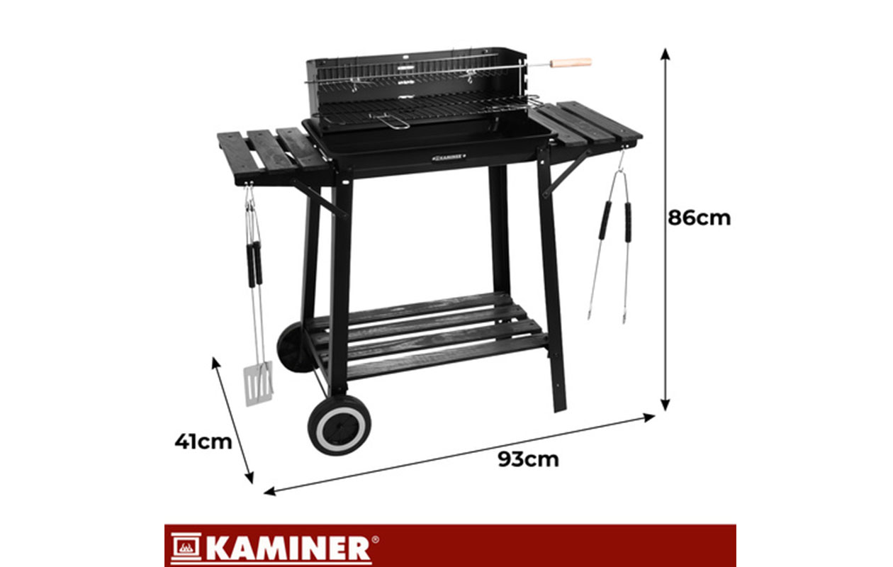 Kaminer Tuinbarbecue met Spit