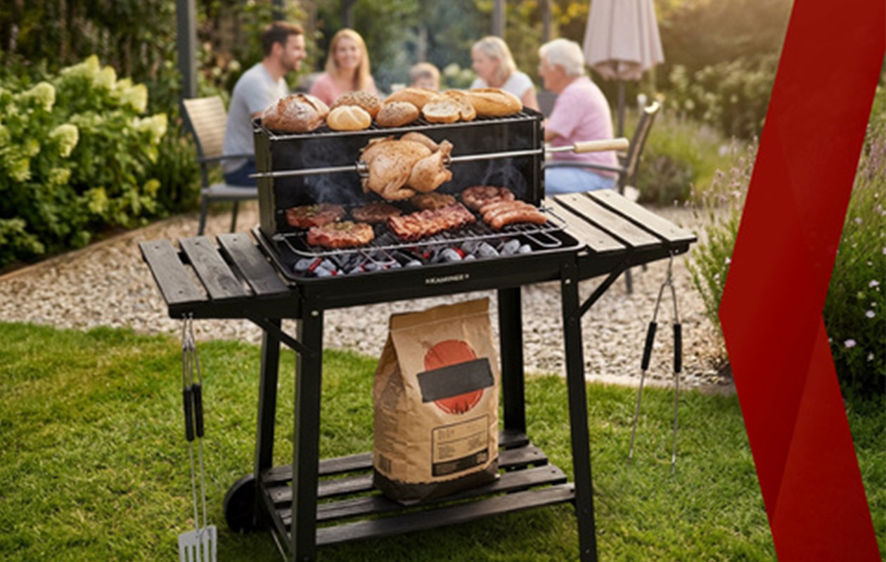 Kaminer Tuinbarbecue met Spit