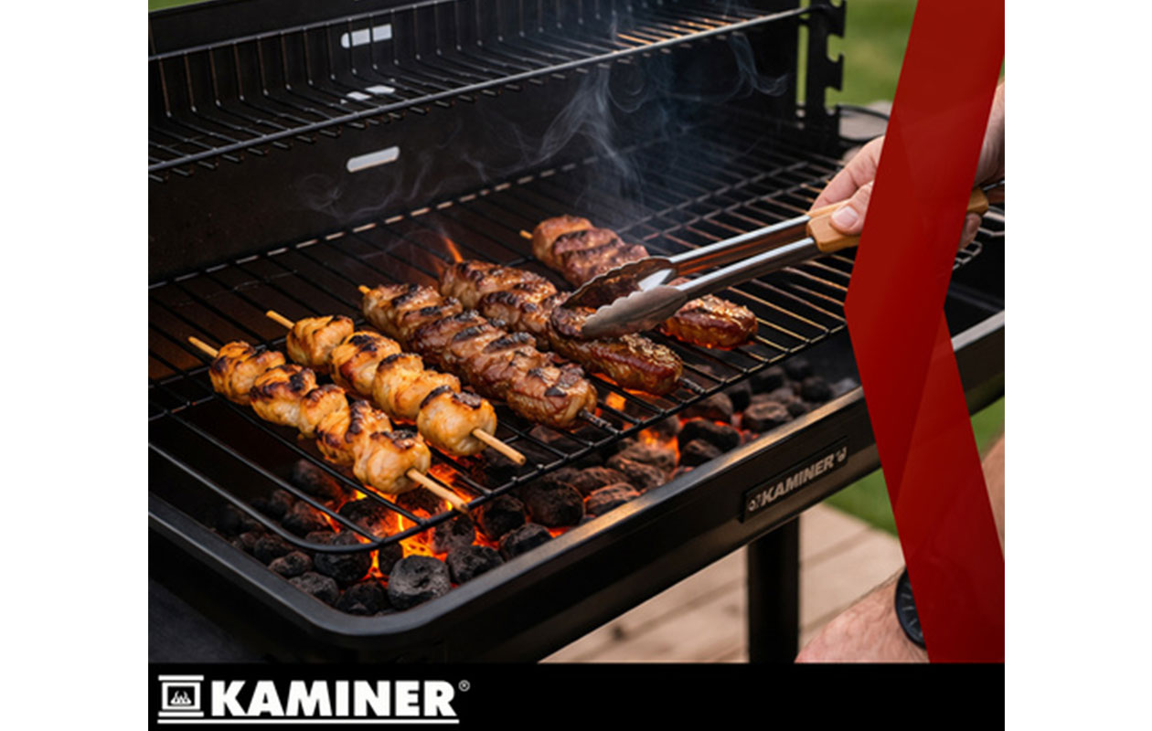 Kaminer Tuinbarbecue met Spit