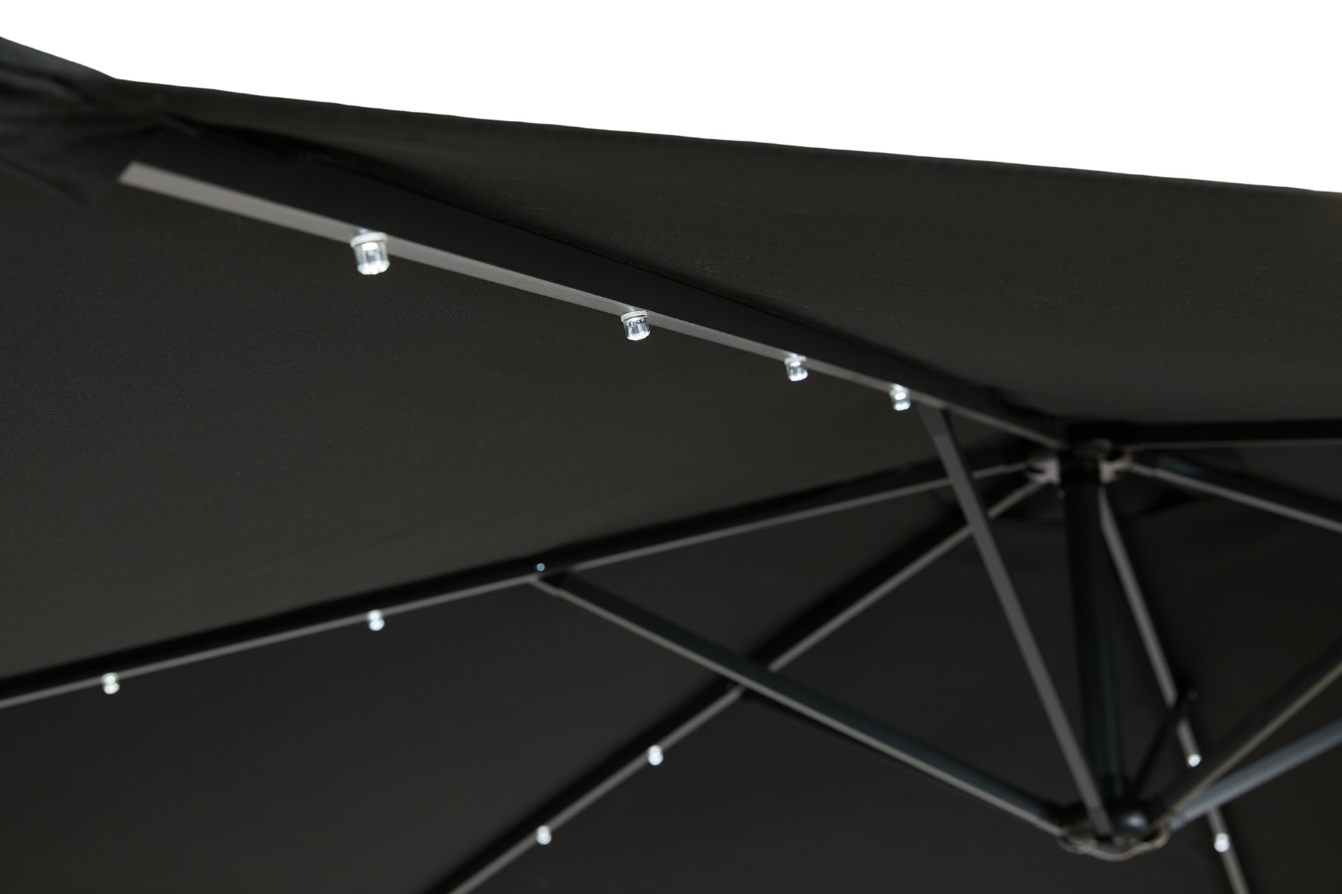 Lifa Garden Hangende parasol LED incl. hoes - Antraciet