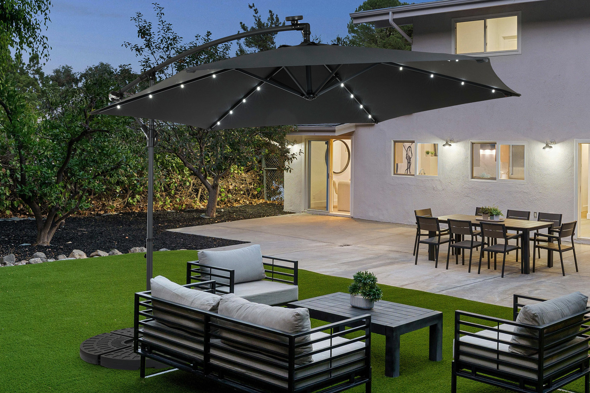 hangende parasol