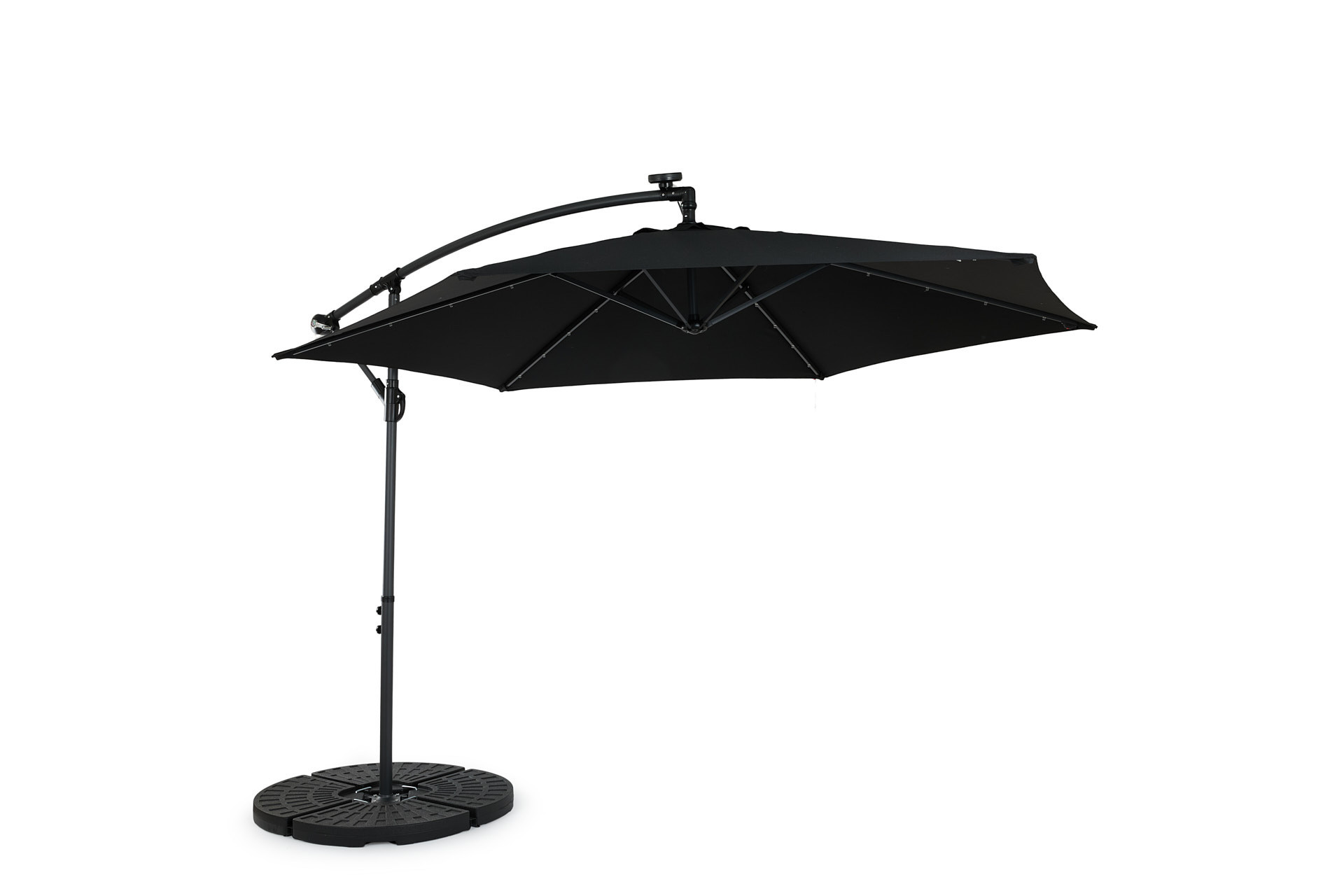 Lifa Garden Hangende parasol LED incl. hoes - Antraciet