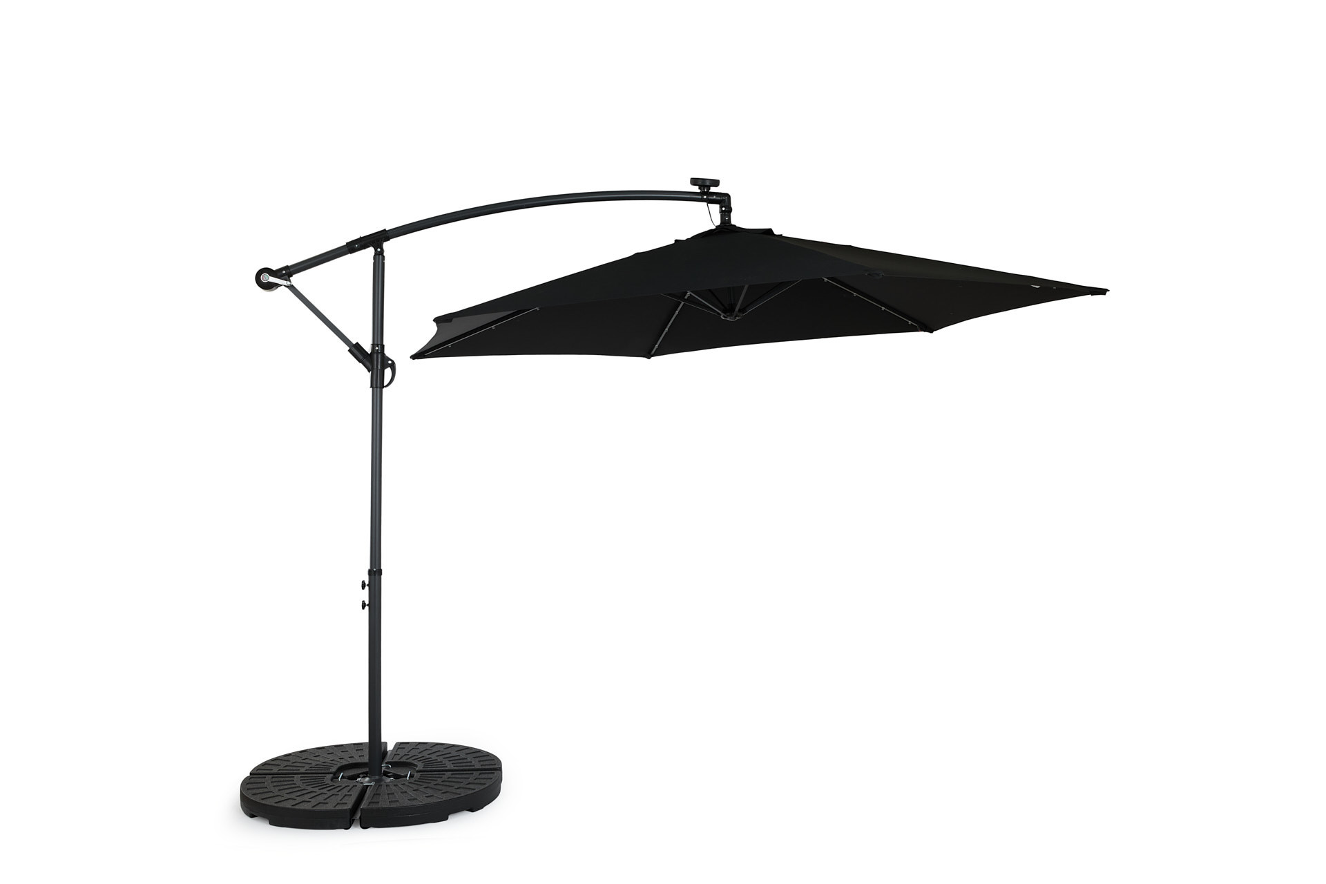 Lifa Garden Hangende parasol LED incl. hoes - Antraciet