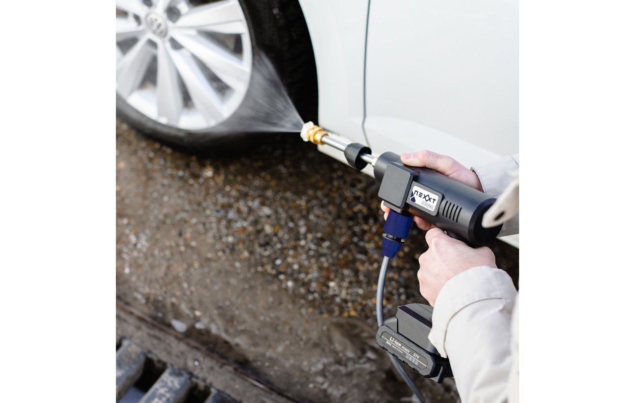 Nexxt - Snoerloze hogedrukreiniger (10 bar) Inclusief spuitmond