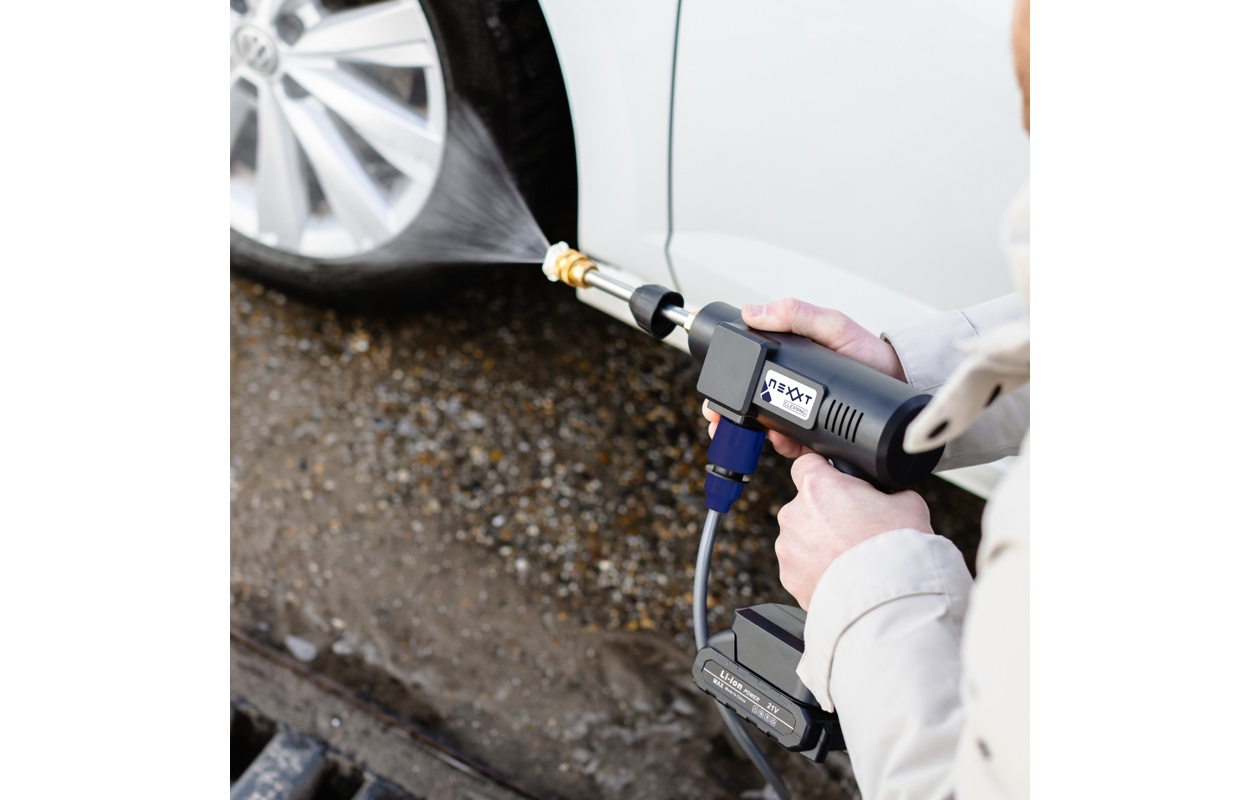 Nexxt - Snoerloze hogedrukreiniger (10 bar) Inclusief spuitmond