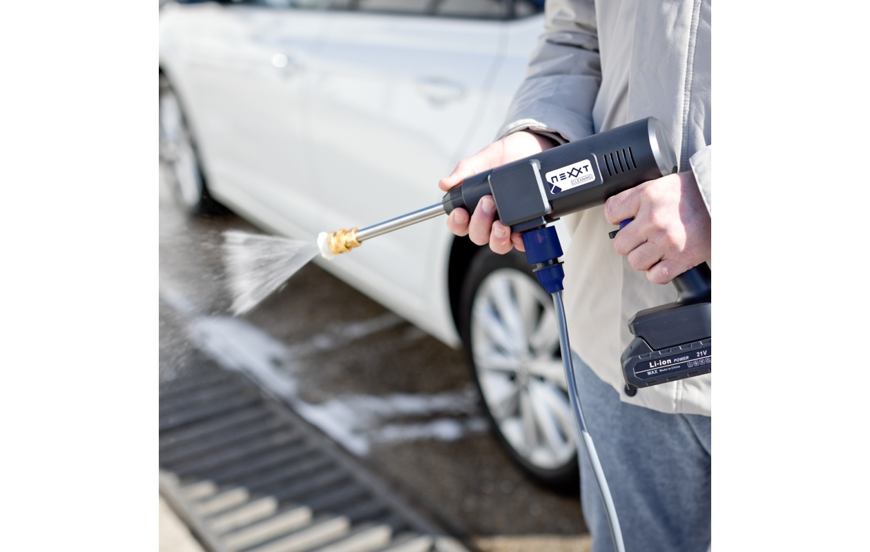 Nexxt - Snoerloze hogedrukreiniger (10 bar) Inclusief spuitmond