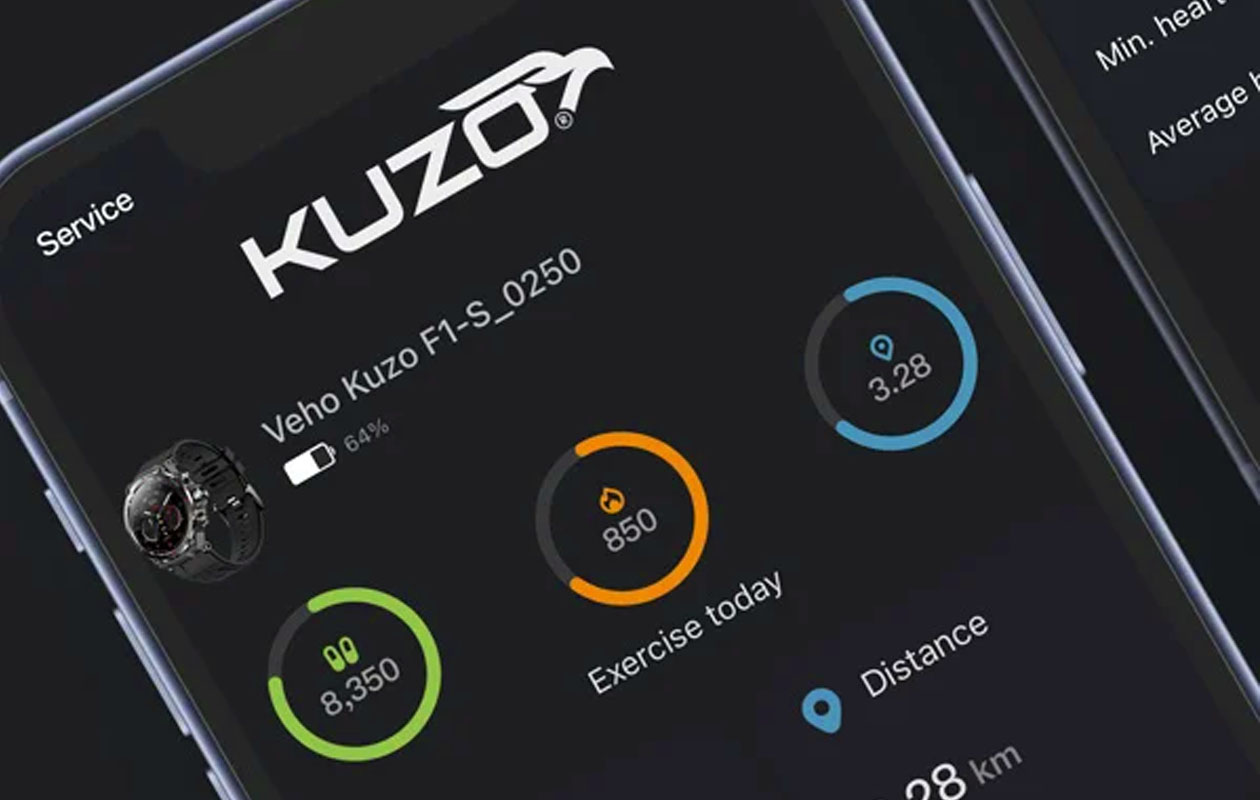 Veho smartwatch met ingebouwde GPS en slaapmonitor