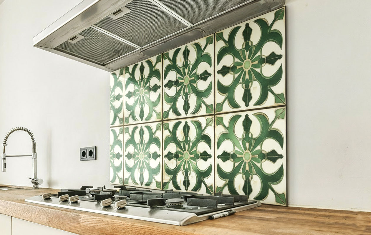 Ontvang €70 korting op een stijlvol spatscherm voor in de keuken