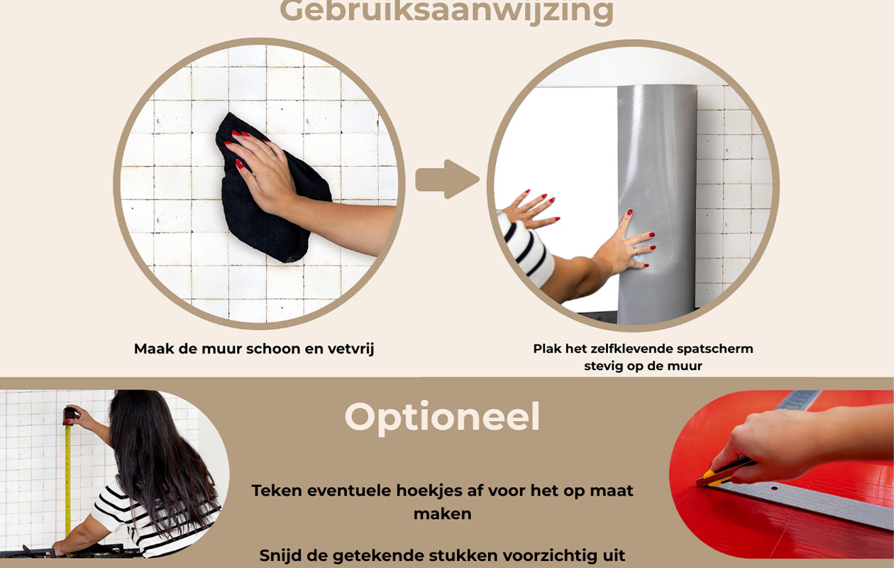 Ontvang €70 korting op een stijlvol spatscherm voor in de keuken