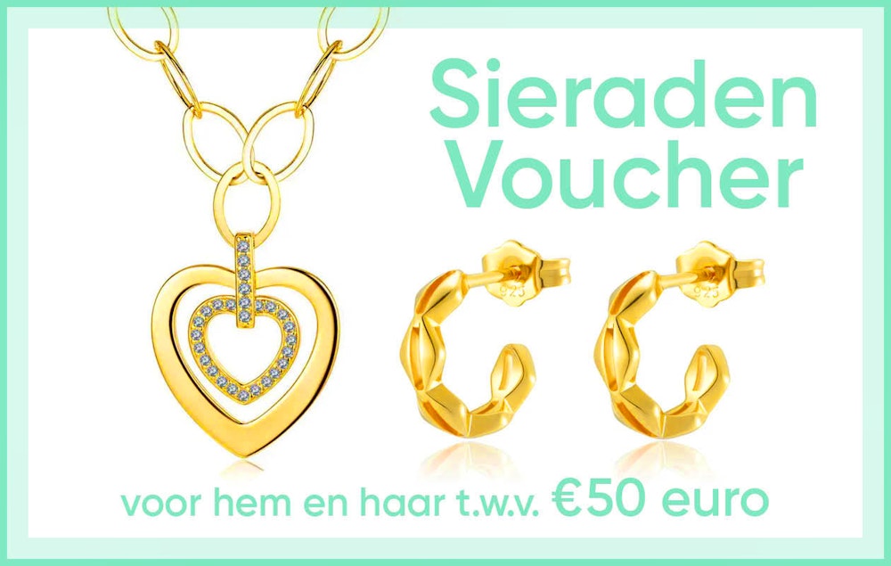 Waardebon t.w.v. €50 voor sieraden bij Di Lusso